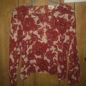 Rose Chiffon Blouse